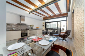FLORIT FLATS - CENTER Luxurious 1BR 1BA Terrace WI-FI AC